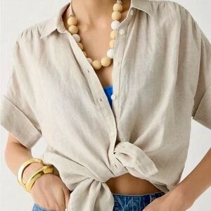 J.Crew Baird McNutt Irish Linen Shirt